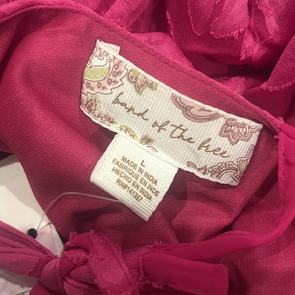 NWT Band Of The Free Dresses Kiss Me Fuchsia Peplum Mini Dress - Picture 7 of 9